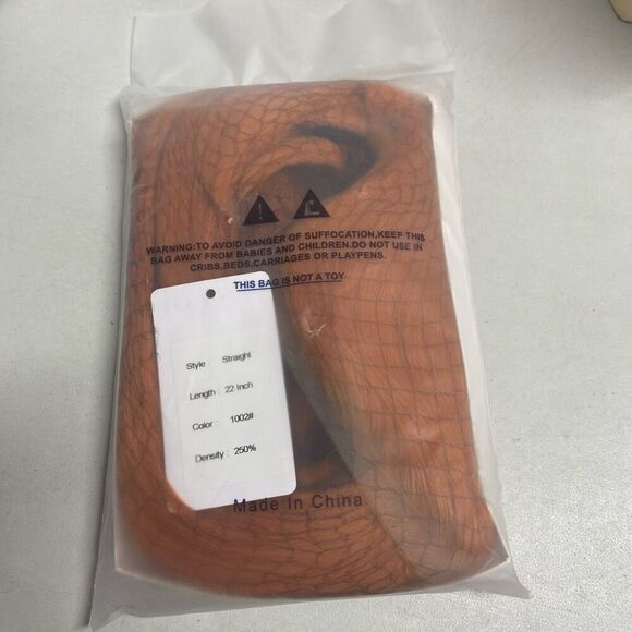 NEMER Long 22” Synthetic Lace Front Turmeric Yellow Orange Wig - Picture 9 of 12